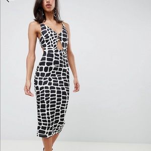 ASOS Mono Print Dress